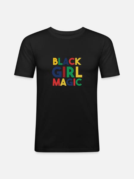 Black Magic - Gift - Girl Shirt - Men's Slim Fit T-Shirt - black