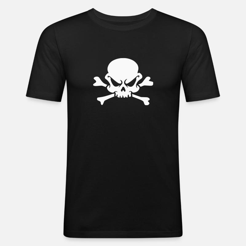 Skull - Men's Slim Fit T-Shirt - black