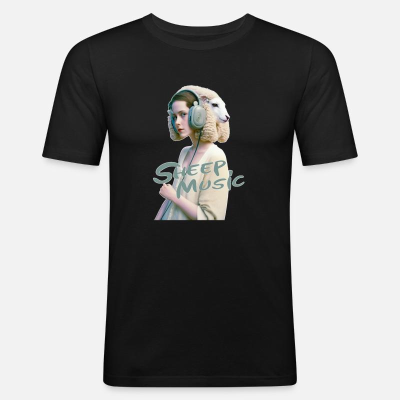 Anthropomorph 10 Tippfehler - Männer Slim Fit T-Shirt - Schwarz