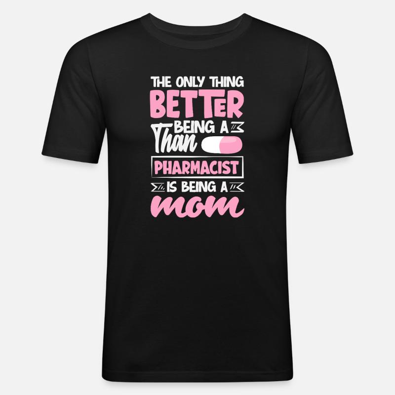 Apotheker Pharmazeutisch-technischer - Männer Slim Fit T-Shirt - Schwarz