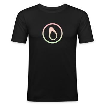 Breakfast Avocado Foodie - Men's Slim Fit T-Shirt - black - Front - Nik (191cm)