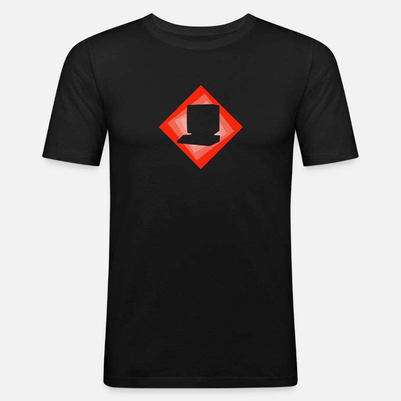 Computer Internet Internet - Männer Slim Fit T-Shirt - Schwarz