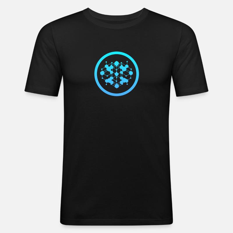 Kryptowährung Cryptocurrency Cryptowährung - Männer Slim Fit T-Shirt - Schwarz
