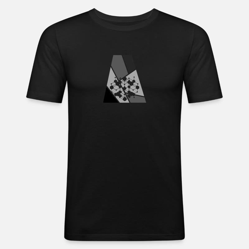 Crypto Crypto Cryptowährung - Männer Slim Fit T-Shirt - Schwarz