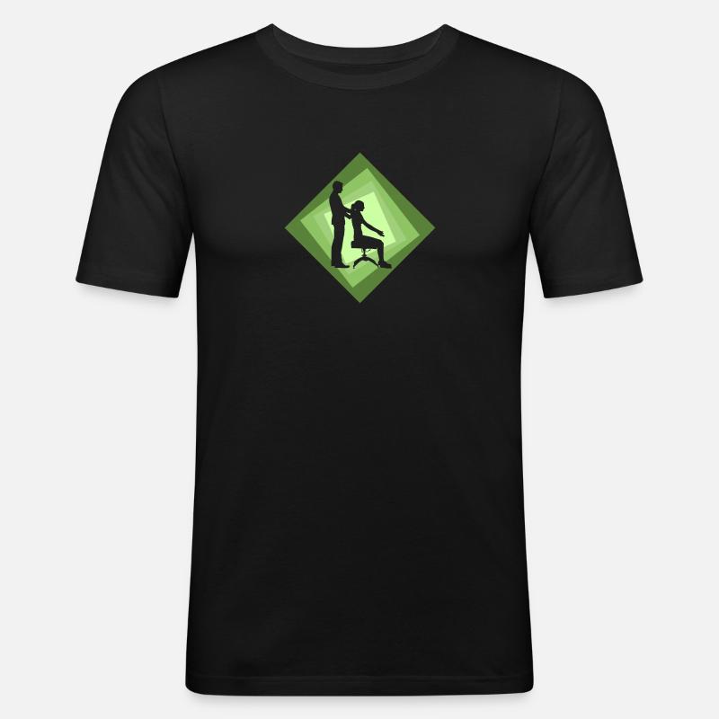 Chiropraktiker Chiropractor Chiropractor - Männer Slim Fit T-Shirt - Schwarz