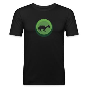 Fabelwesen Märchen Kryptozoologie - Männer Slim Fit T-Shirt - Schwarz - Vorne - Nik (191cm)