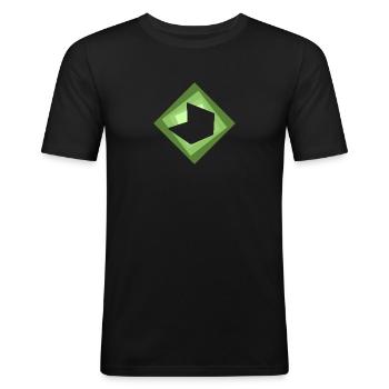 Blogger Homepage Homepage - Men's Slim Fit T-Shirt - black - Front - Nik (191cm)