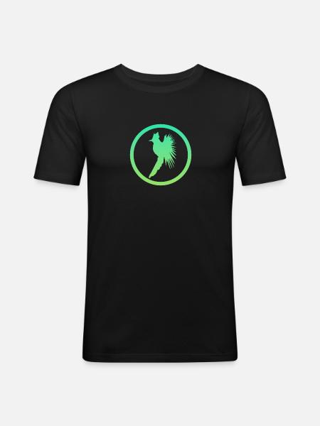 Oiseau Calopsitte Calopsitte Perruche - T-shirt près du corps Homme - noir