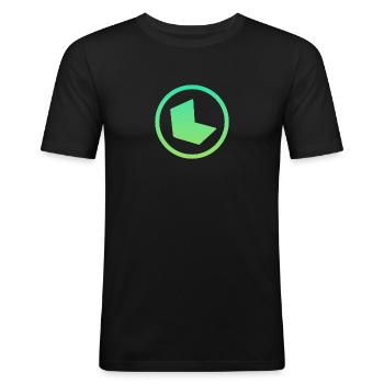Blogging Blog Blogger - Men's Slim Fit T-Shirt - black - Front - Nik (191cm)