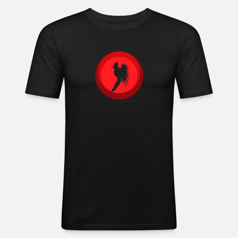 Calopsitte Calopsitte Vol - T-shirt près du corps Homme - noir