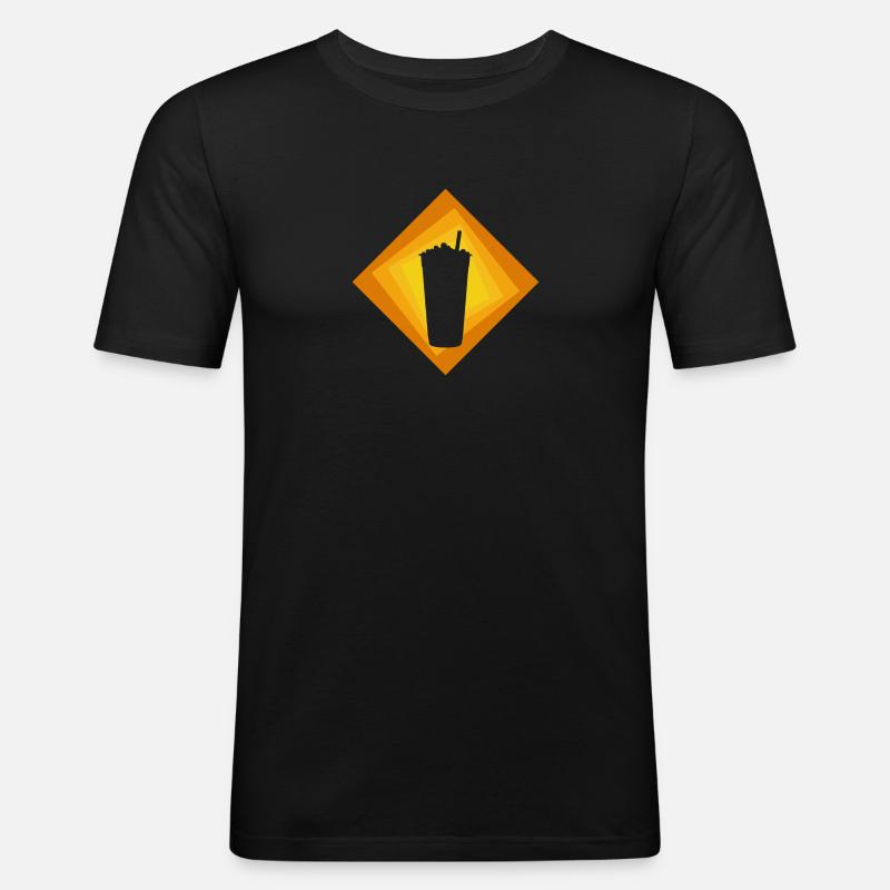 Bubble Tea Bubble Bubbletee - T-shirt près du corps Homme - noir