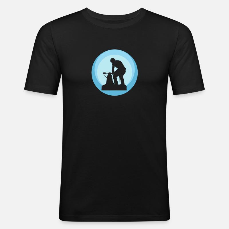 Blacksmith Forge Blacksmith - Men's Slim Fit T-Shirt - black