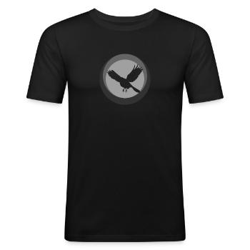Animal Animal Birds - Men's Slim Fit T-Shirt - black - Front - Nik (191cm)