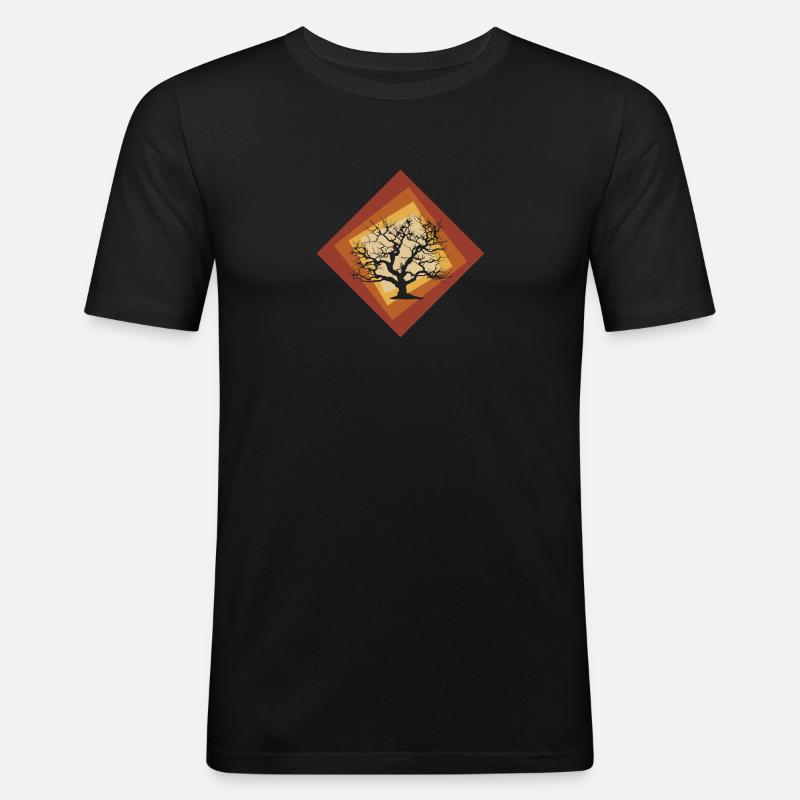 Botany Flora Botany - Men's Slim Fit T-Shirt - black