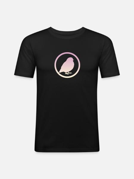 Bird Birds Bird Watching - Men's Slim Fit T-Shirt - black