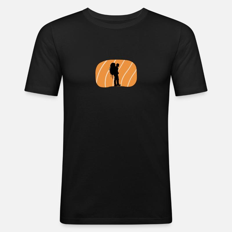 Backpacking Backpack Backpack - Men's Slim Fit T-Shirt - black
