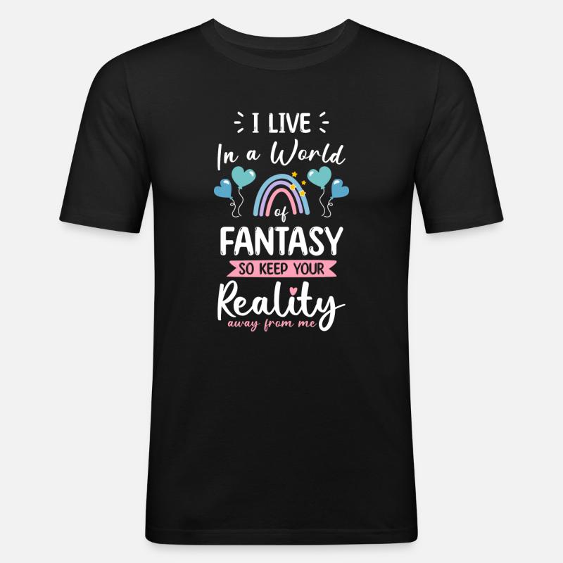 Elfe Kinder Tocher - Männer Slim Fit T-Shirt - Schwarz