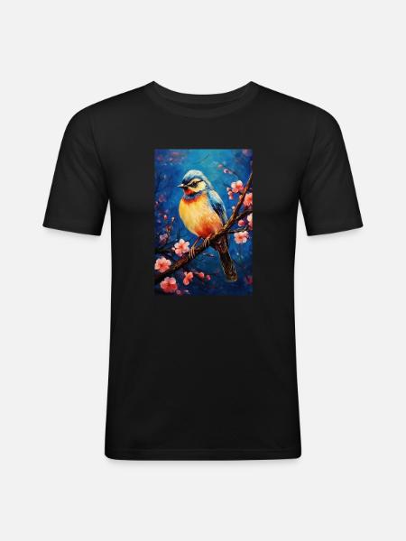 Sparrow - Men's Slim Fit T-Shirt - black