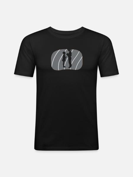 Grundschullehrer Schule - Männer Slim Fit T-Shirt - Schwarz