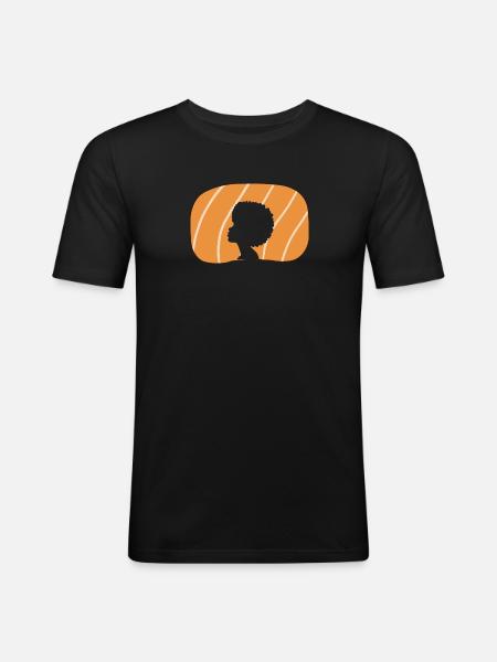 Afro Funky Groove - Men's Slim Fit T-Shirt - black