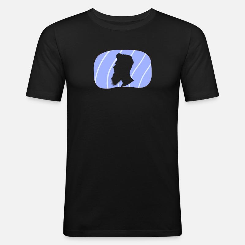 Bart Baertig - Männer Slim Fit T-Shirt - Schwarz