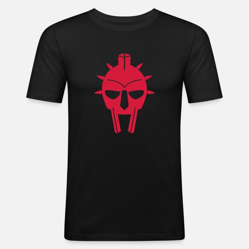 gladiator - Männer Slim Fit T-Shirt - Schwarz