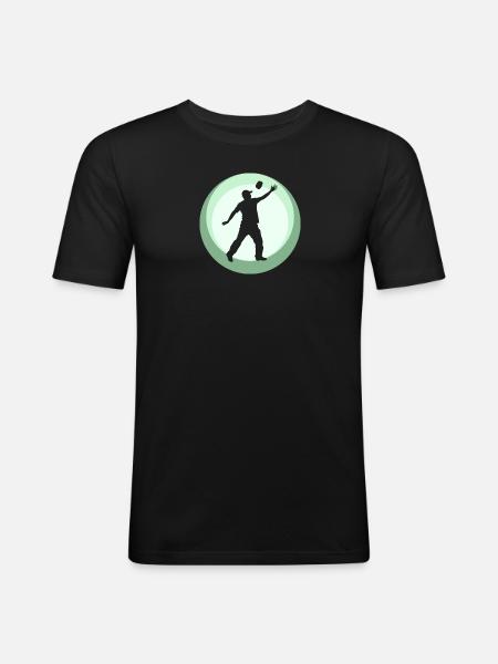 Sacs de jeu - T-shirt près du corps Homme - noir