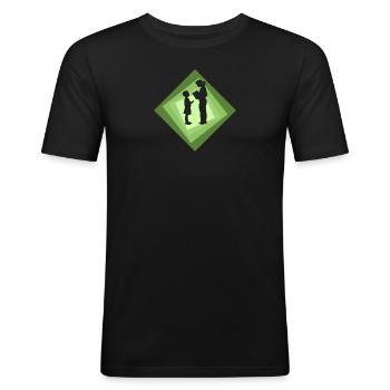 Primary School Teacher Teacher - Men's Slim Fit T-Shirt - black - Front - Nik (191cm)