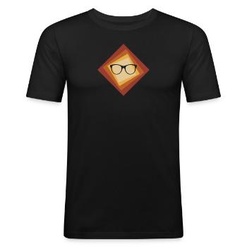 Bookworm Literature - Men's Slim Fit T-Shirt - black - Front - Nik (191cm)