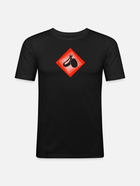 Vegan Plant-Based - Men's Slim Fit T-Shirt - black