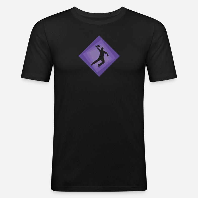Cornhole Turnier - Männer Slim Fit T-Shirt - Schwarz