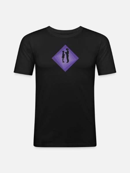 Institutrice : Rentrée - T-shirt près du corps Homme - noir