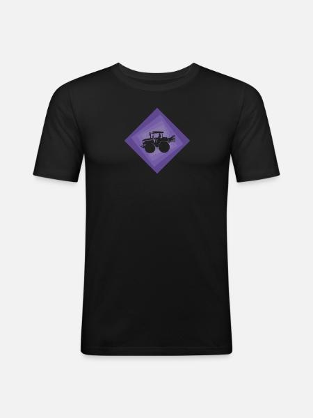 Agriculture agricole - T-shirt près du corps Homme - noir