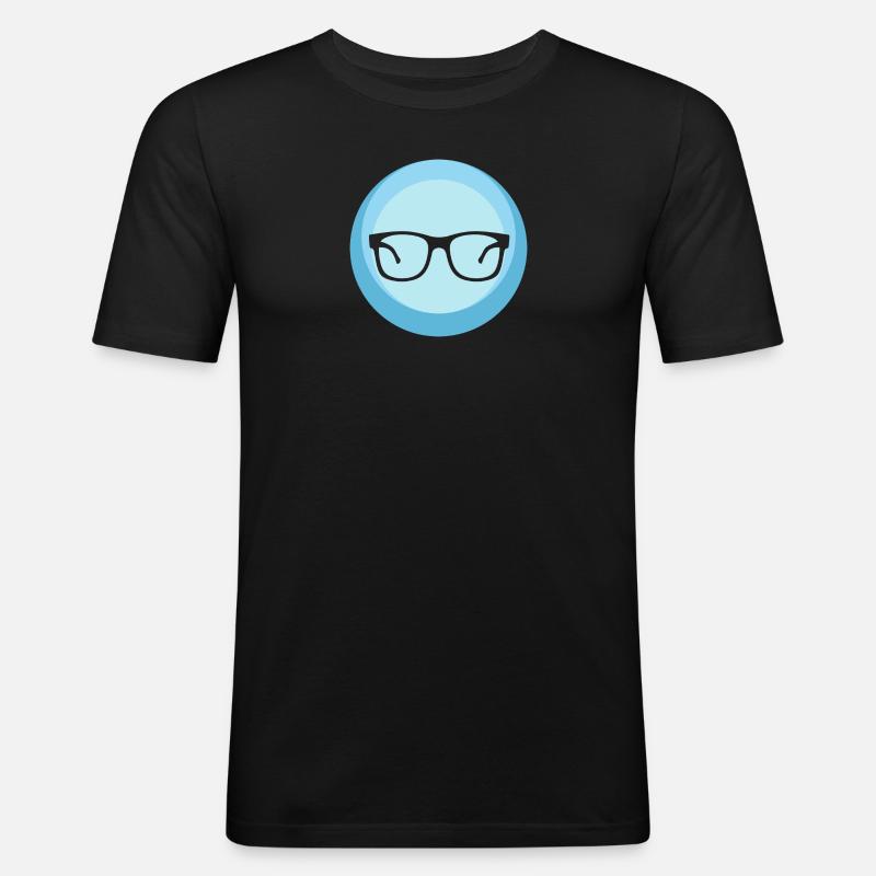 Lesen Buch - Männer Slim Fit T-Shirt - Schwarz