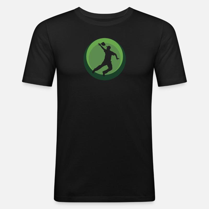 Cornhole Säckchen - Männer Slim Fit T-Shirt - Schwarz