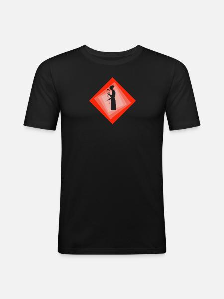 Floristry Horticulture - Men's Slim Fit T-Shirt - black