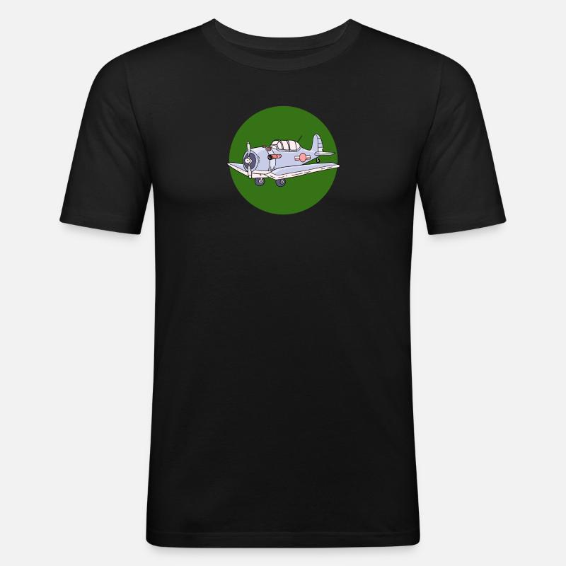 Fly flyvning - Herre Slim Fit T-Shirt - sort