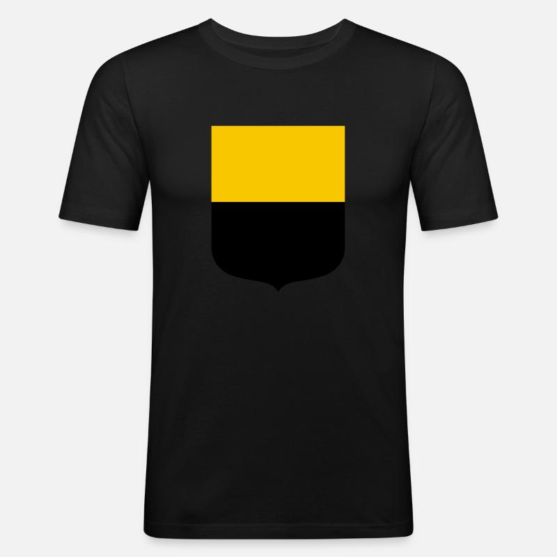 Sachsen-Anhalt - Männer Slim Fit T-Shirt - Schwarz