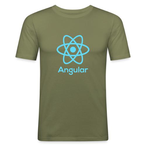 Reactangular – Is it React? Is it Angular? - Männer Slim Fit T-Shirt