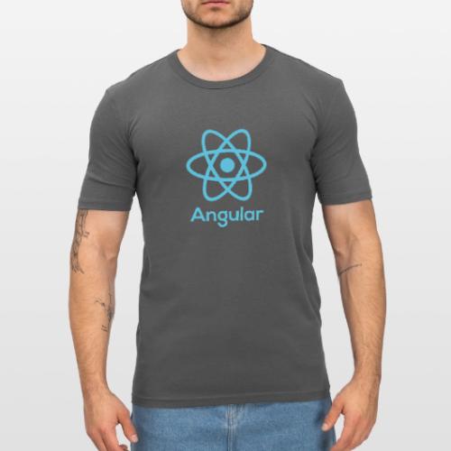 Reactangular – Is it React? Is it Angular? - Männer Slim Fit T-Shirt
