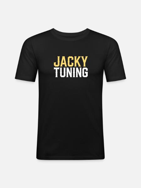 Jacky Tuning - T-shirt près du corps Homme - noir
