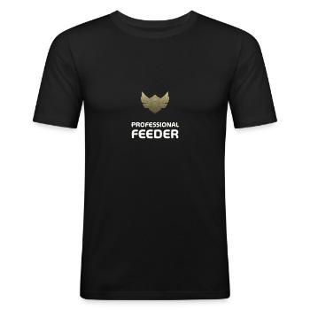 Chargeur professionnel - Merch of Legends - T-shirt près du corps Homme - noir - Devant - Nik (191cm)