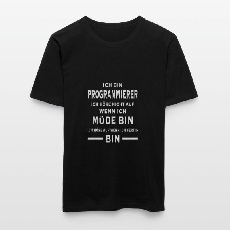 Ich bin Programmierer Informatiker Programmieren Männer Slim Fit T-Shirt