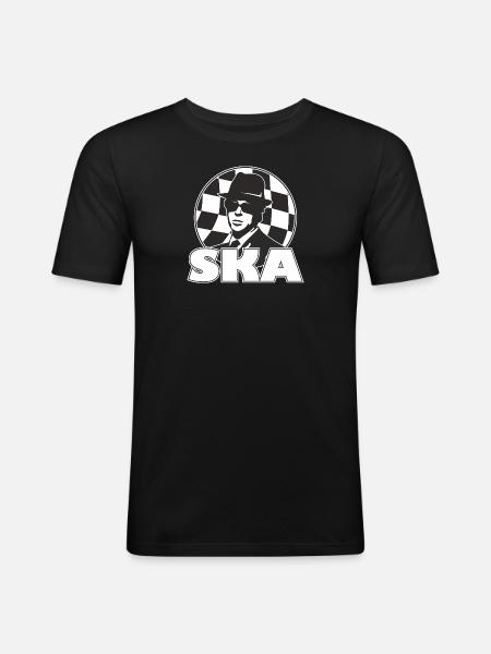 SKA - Rocksteady Music - Men's Slim Fit T-Shirt - black