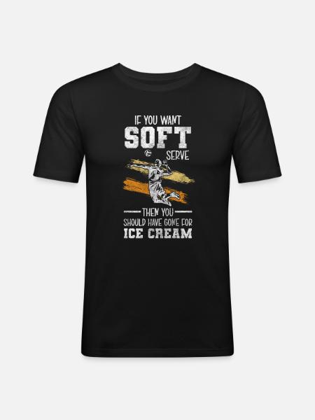 Volleyball Player Team Beach - Men's Slim Fit T-Shirt - black