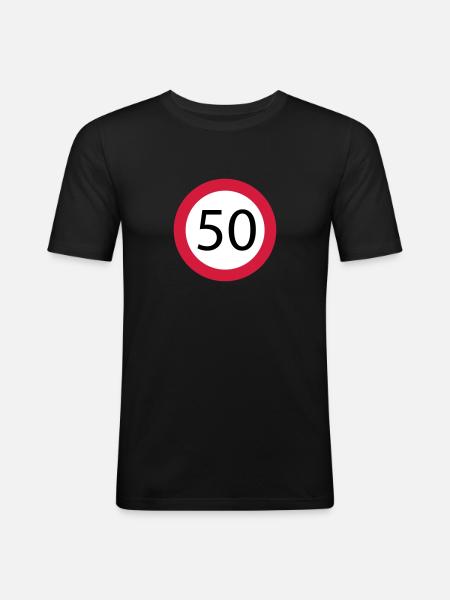 50 - Men's Slim Fit T-Shirt - black