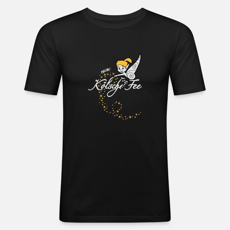 Kölsche Fee - Men's Slim Fit T-Shirt - black