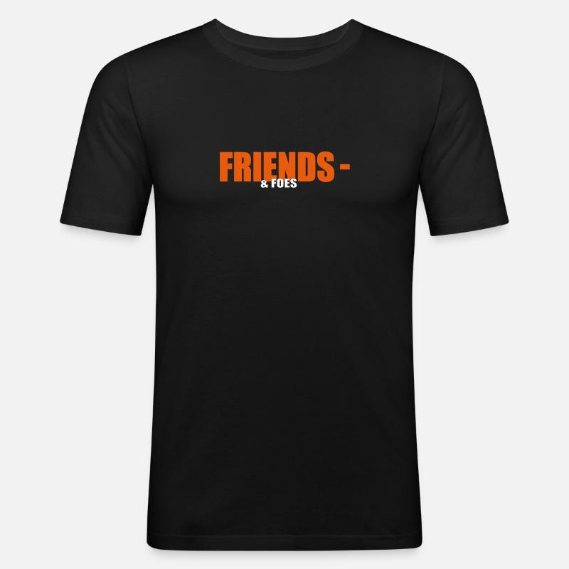 Freunde & Feinde - Freunde & Feinde - - Männer Slim Fit T-Shirt - Schwarz