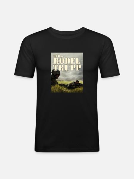 Bundeswehr Sprüche-Design Rödeltrupp - Männer Slim Fit T-Shirt - Schwarz