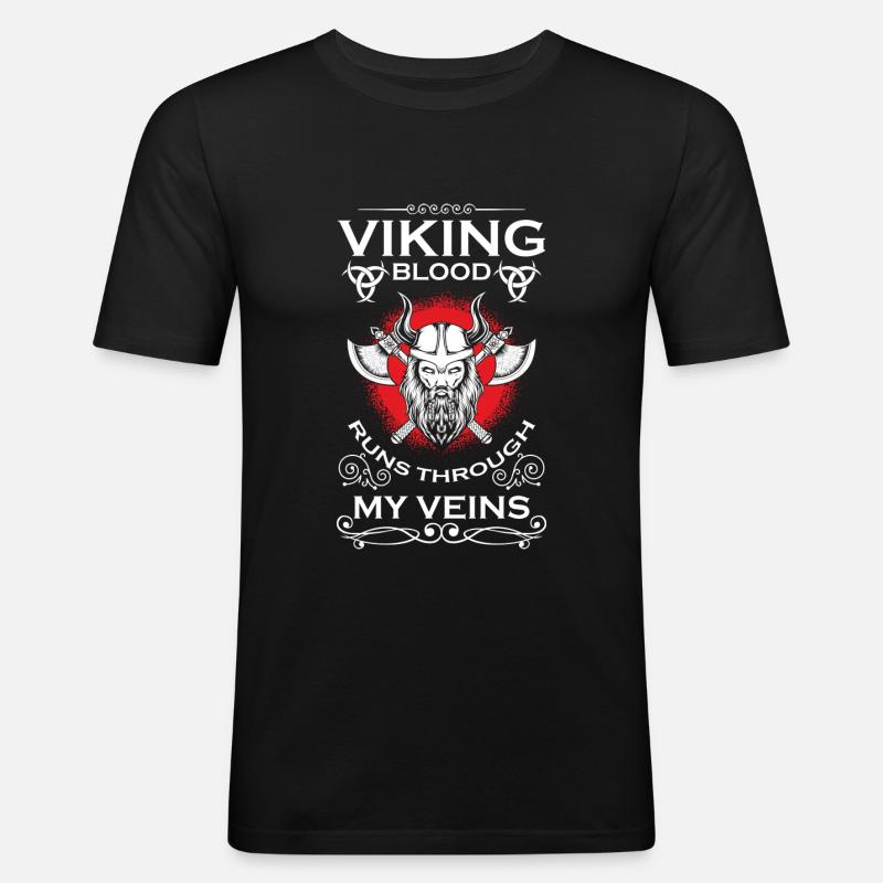 Thor Blitz Mjolnir - Men's Slim Fit T-Shirt - black